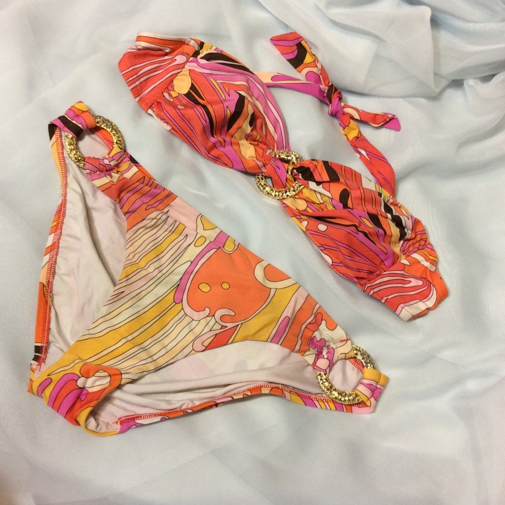 COPY - Sz 6 Trina Turk Multi Color Bikini